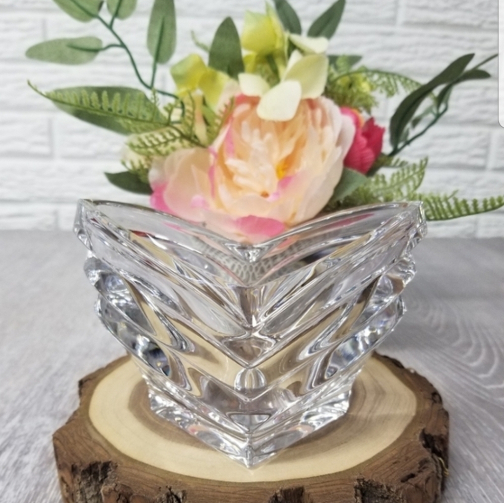 Beautiful crystal candle holder